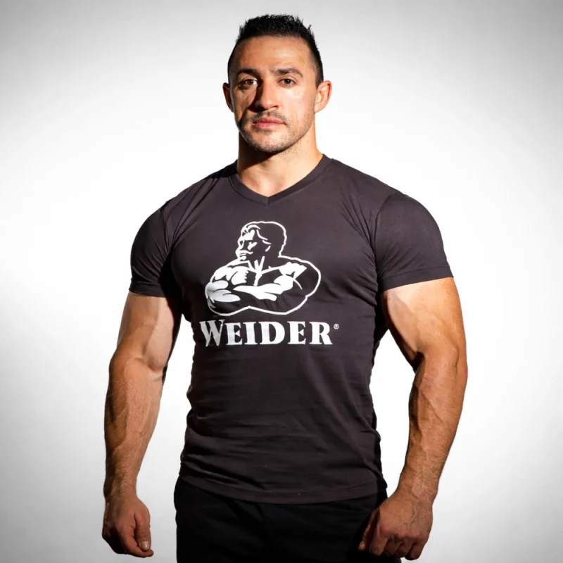 weider tricou vneck gri